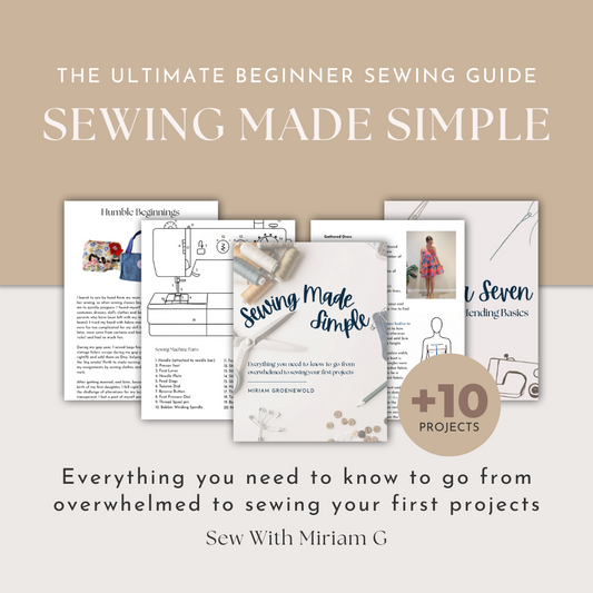 Sewing Made Simple | Beginner Sewing Ebook
